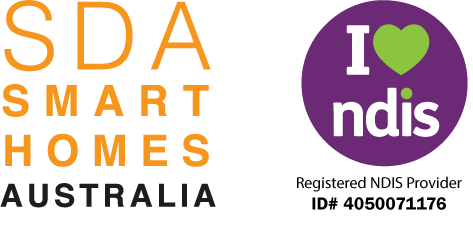 NDIS Logo and SDA Smart Homes Logo